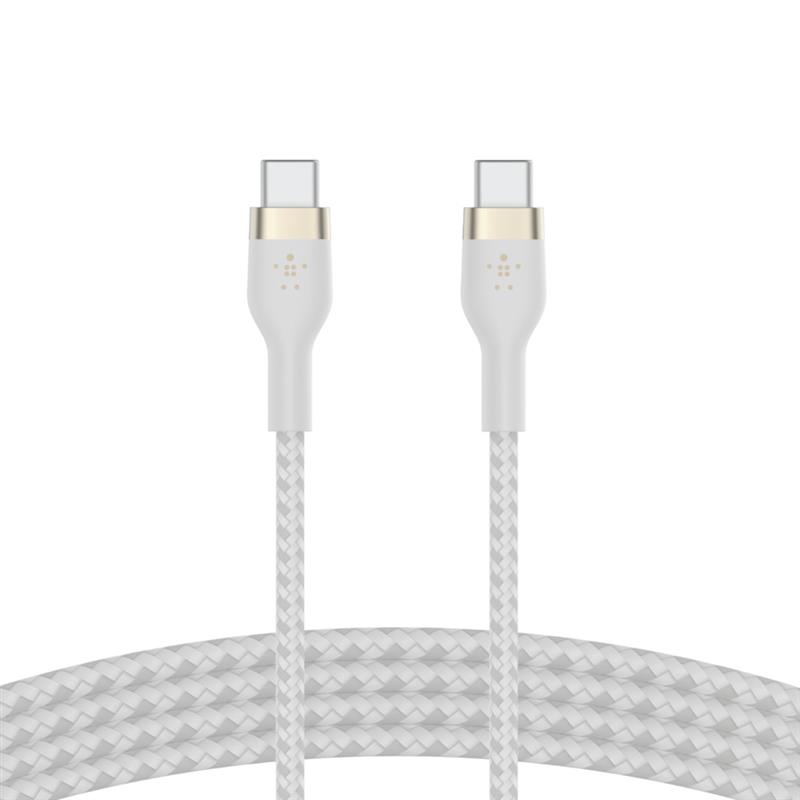 Belkin BOOST?CHARGE PRO Flex USB-kabel 2 m USB 2.0 USB C Wit