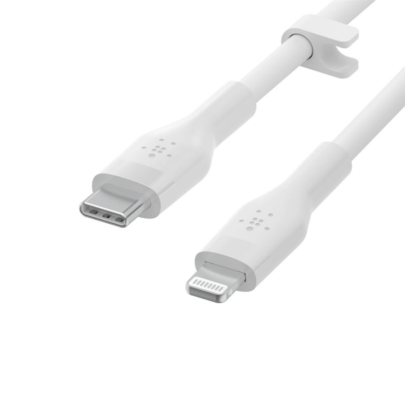 Belkin CAA009BT2MWH USB-kabel 2 m USB C USB C/Lightning Wit