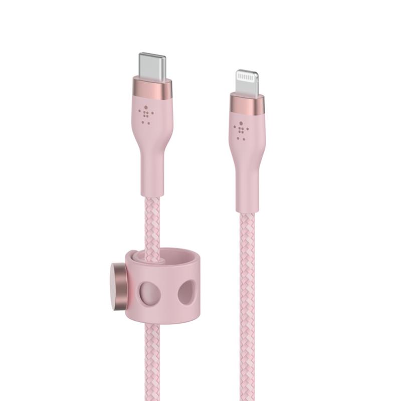 Belkin Cbl S tress? USB-C LTG 3M ros USB-kabel USB C USB C/Lightning Roze