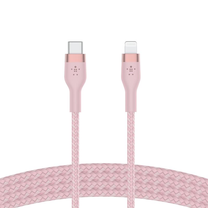 Belkin Cbl S tress? USB-C LTG 3M ros USB-kabel USB C USB C/Lightning Roze