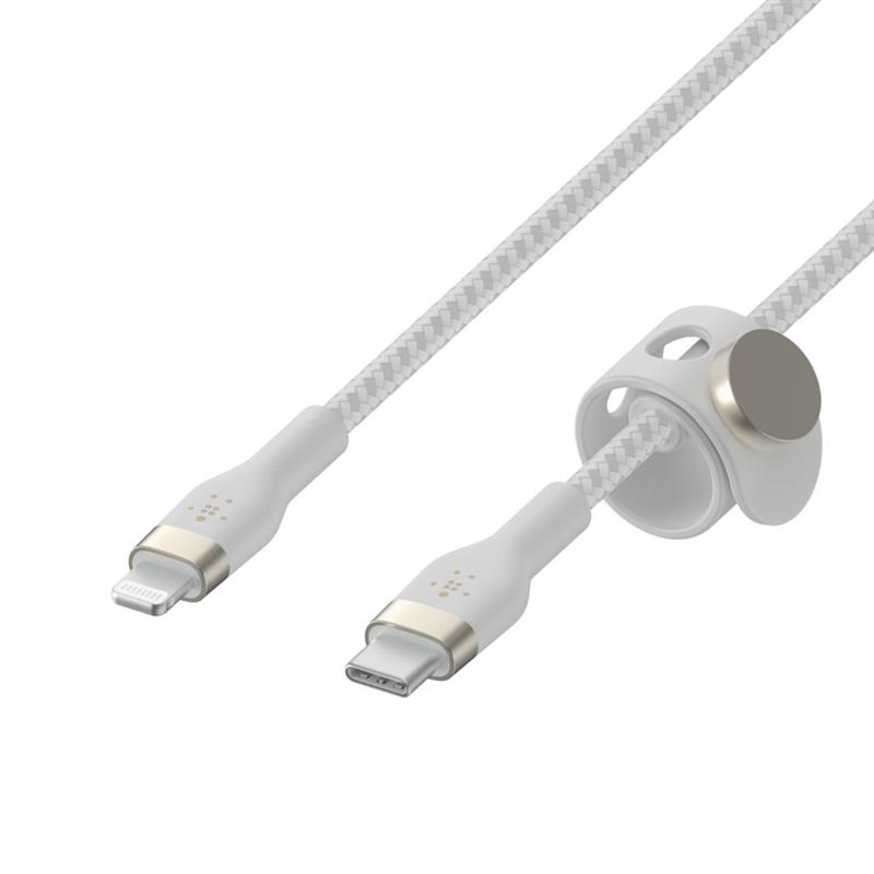 Belkin CAA011BT1MWH USB-kabel 1 m USB C USB C/Lightning Wit