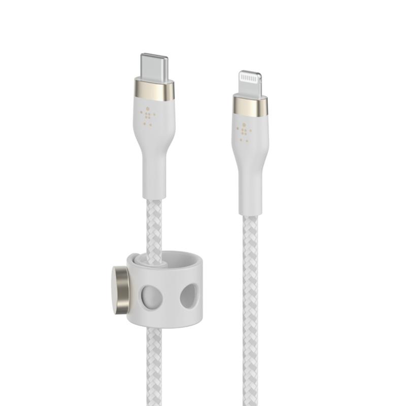 Belkin CAA011BT1MWH USB-kabel 1 m USB C USB C/Lightning Wit