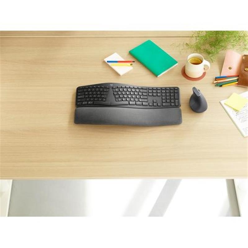 Logitech K860 for Business toetsenbord Bluetooth AZERTY Frans Grafiet