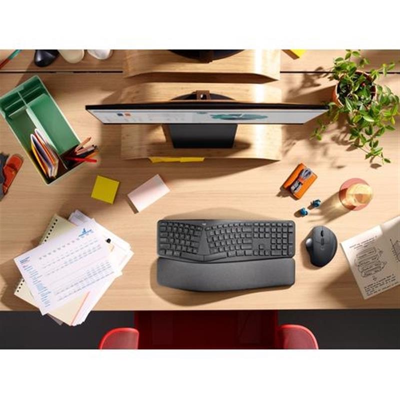 Logitech K860 for Business toetsenbord Bluetooth AZERTY Frans Grafiet