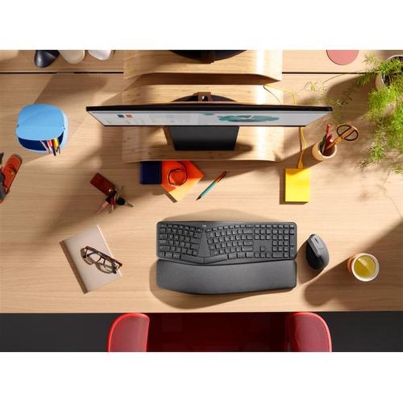 Logitech K860 for Business toetsenbord Bluetooth AZERTY Frans Grafiet