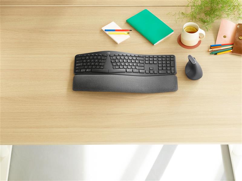 Logitech K860 for Business toetsenbord Bluetooth Scandinavisch Grafiet