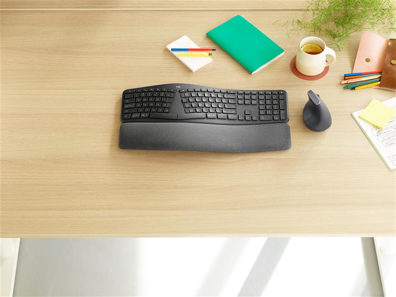 Logitech K860 for Business toetsenbord Bluetooth Scandinavisch Grafiet