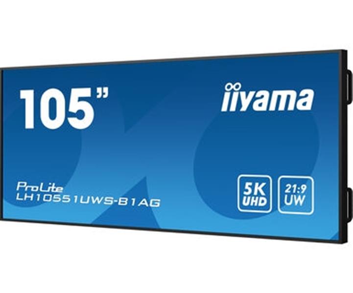 iiyama LH10551UWS-B1AG beeldkrant Digitale signage flatscreen 2,66 m (104.7"") LED 500 cd/m² UltraWide Full HD Zwart 24/7