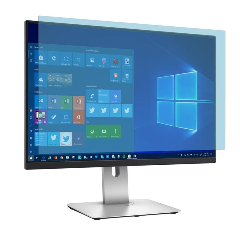 Blue Light Filter and Anti-glare Screen Protector for Widescreen Monitors - 23 8inch 16 9