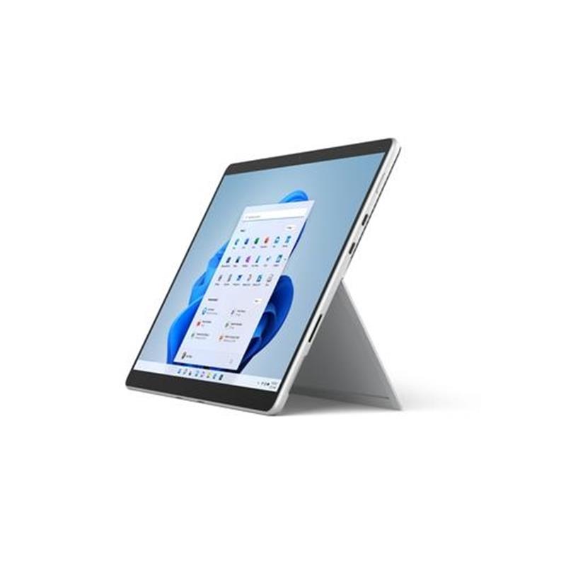 Microsoft Surface Pro 8 256 GB 33 cm 13 Intel 11de generatie Core tm i5 16 GB Wi-Fi 6 802 11ax Windows 10 Pro Platina