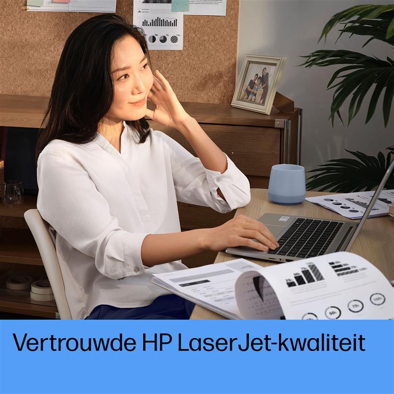 HP LaserJet Tank 1504w printer, Zwart-wit, Printer voor Bedrijf, Print, Compact formaat; Energiezuinig; Dual-band Wi-Fi