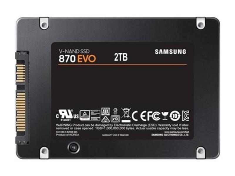 Samsung 870 EVO 2000 GB Zwart