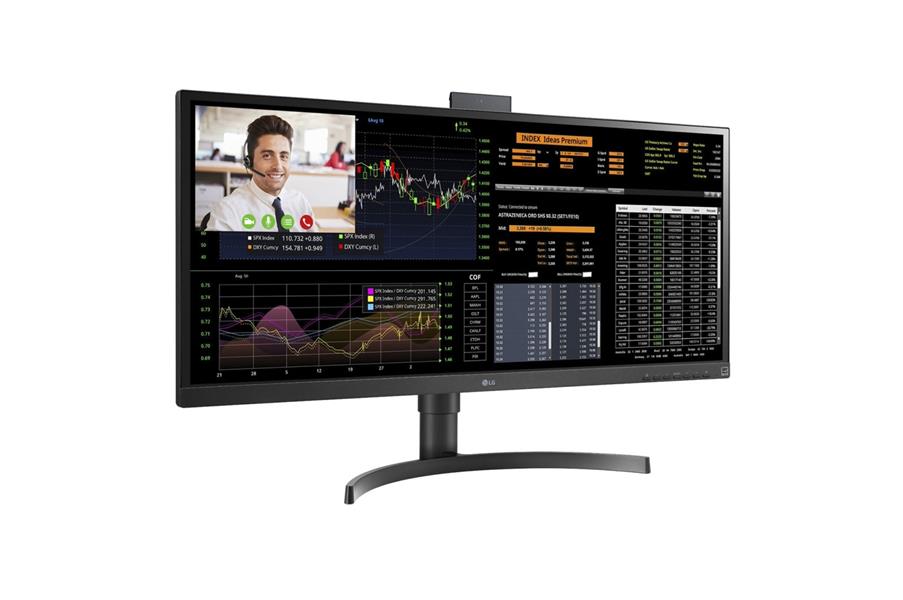 LG 34CN650W-AP All-in-One PC/workstation Intel® Celeron® J4105 86,4 cm (34"") 2560 x 1080 Pixels Alles-in-één-pc 8 GB DDR4-SDRAM 128 GB SSD Windows 10