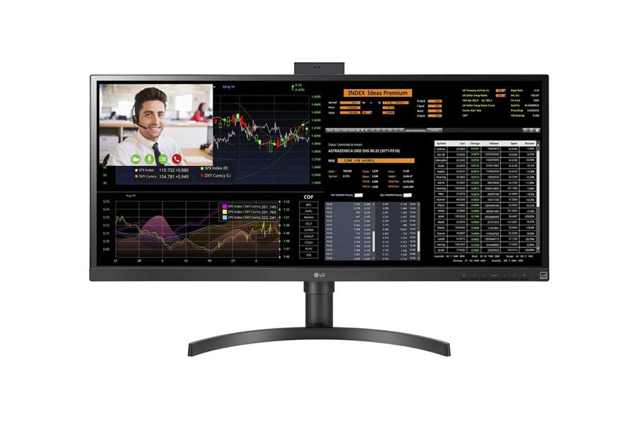 LG 34CN650W-AP All-in-One PC/workstation Intel® Celeron® J4105 86,4 cm (34"") 2560 x 1080 Pixels Alles-in-één-pc 8 GB DDR4-SDRAM 128 GB SSD Windows 10