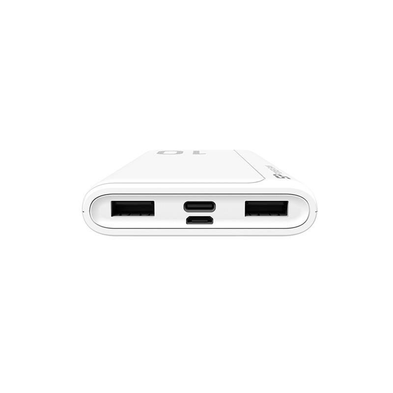 Silicon Power GP15 Dual Output Powerbank 10000 mAh White