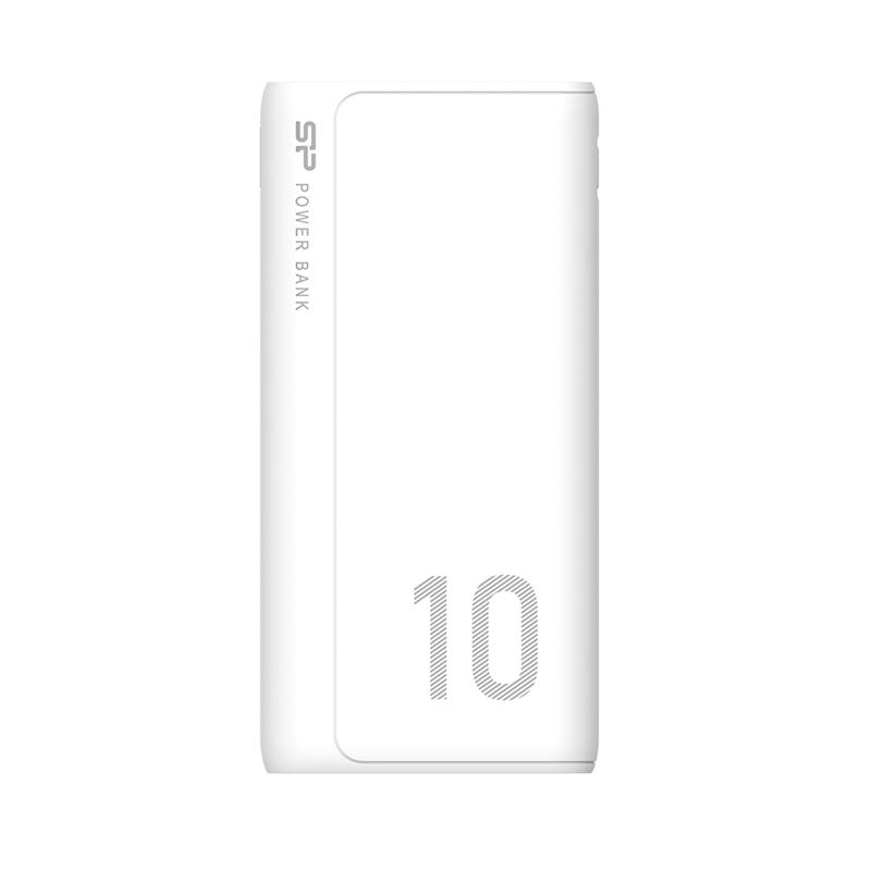 Silicon Power GP15 Dual Output Powerbank 10000 mAh White