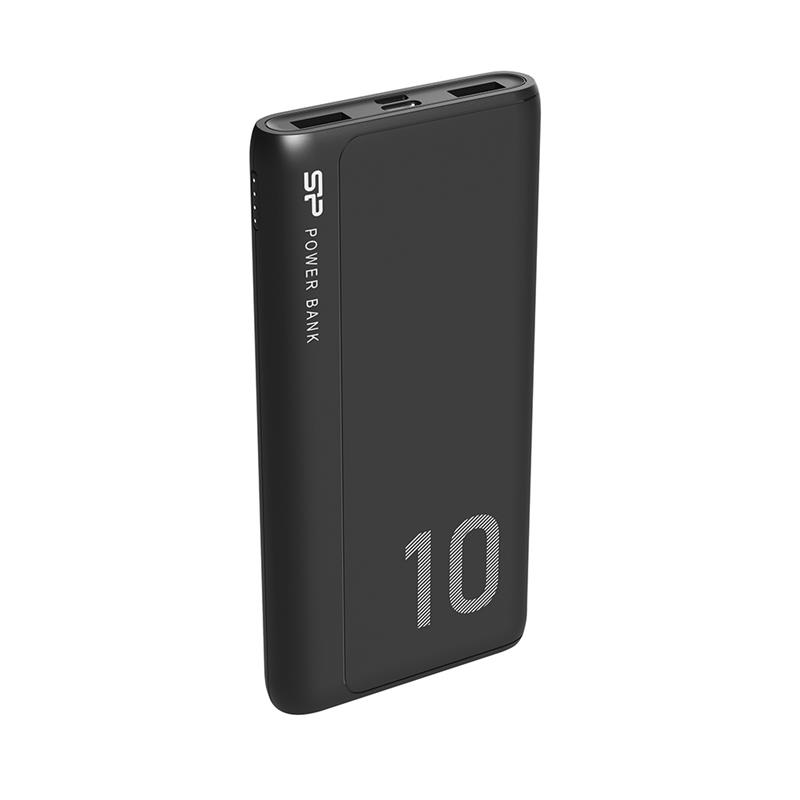 Silicon Power GP15 Dual Output Powerbank 10000 mAh Black