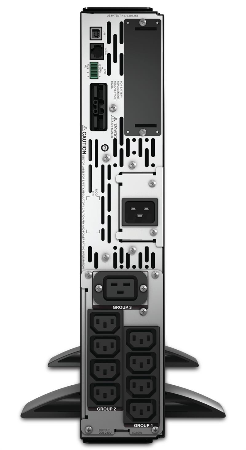 APC Smart-UPS X SMX3000RMHV2U - Noodstroomvoeding 8x C13, 1x C19 uitgang, 3000VA