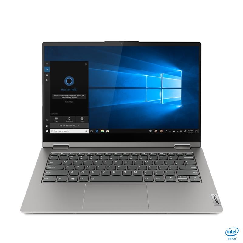 Lenovo ThinkBook 14s Yoga Hybride (2-in-1) 35,6 cm (14"") Touchscreen Full HD Intel® Core™ i7 16 GB DDR4-SDRAM 512 GB SSD Wi-Fi 6 (802.11ax) Windows 1