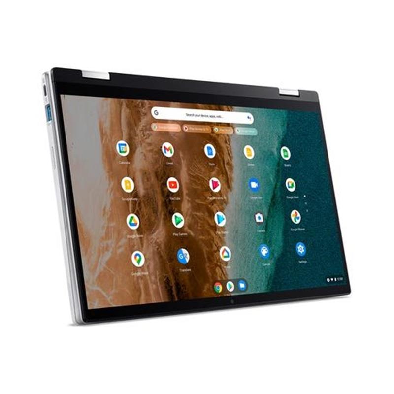Acer Chromebook Spin 514 CP514-2H-597C i5-1130G7 35,6 cm (14"") Touchscreen Intel® Core™ i5 8 GB LPDDR4x-SDRAM 256 GB SSD Wi-Fi 6 (802.11ax) ChromeOS 