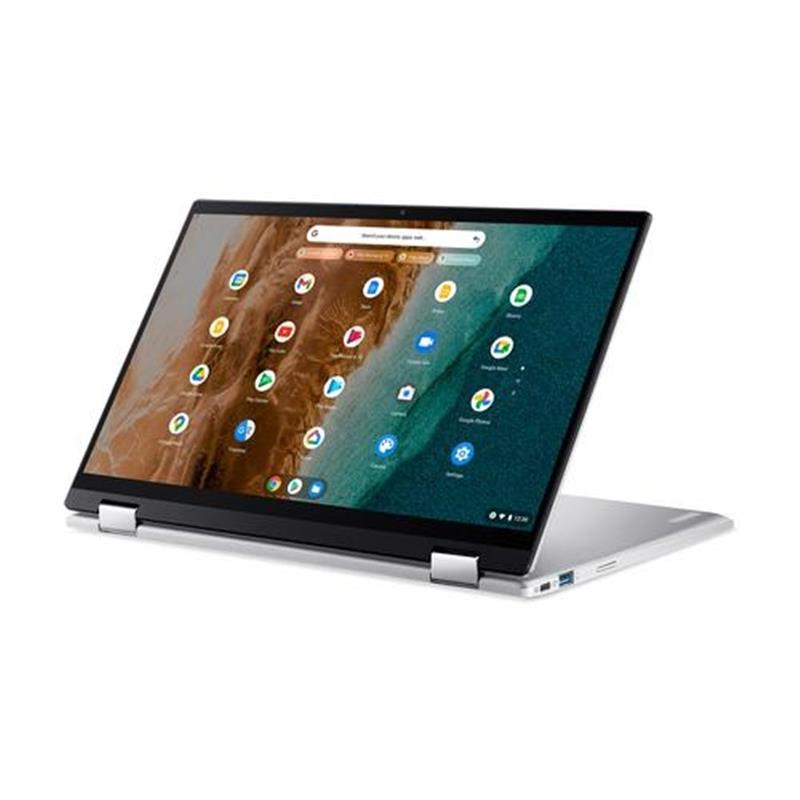 Acer Chromebook Spin 514 CP514-2H-597C i5-1130G7 35,6 cm (14"") Touchscreen Intel® Core™ i5 8 GB LPDDR4x-SDRAM 256 GB SSD Wi-Fi 6 (802.11ax) ChromeOS 