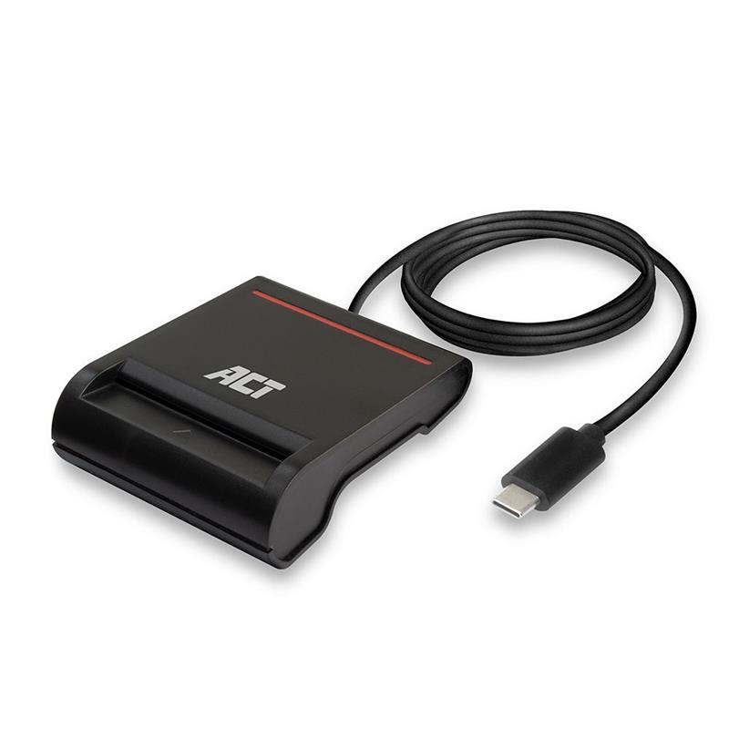 ACT AC6020 smart card reader Binnen USB USB 2.0 Zwart