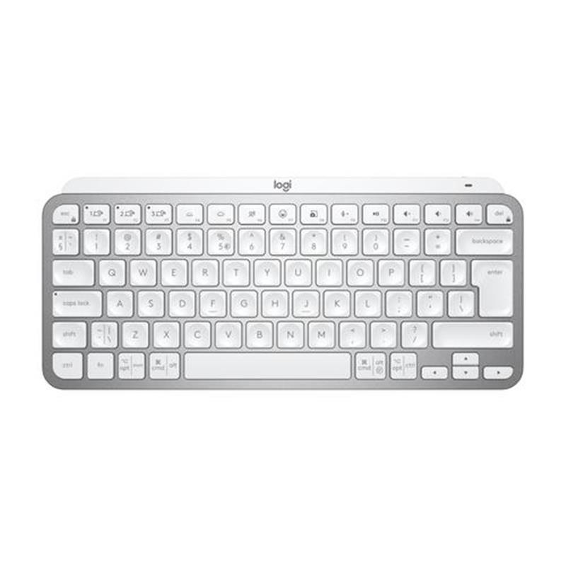 Logitech MX Keys Mini for Business toetsenbord RF-draadloos Bluetooth QWERTY US International Aluminium Wit