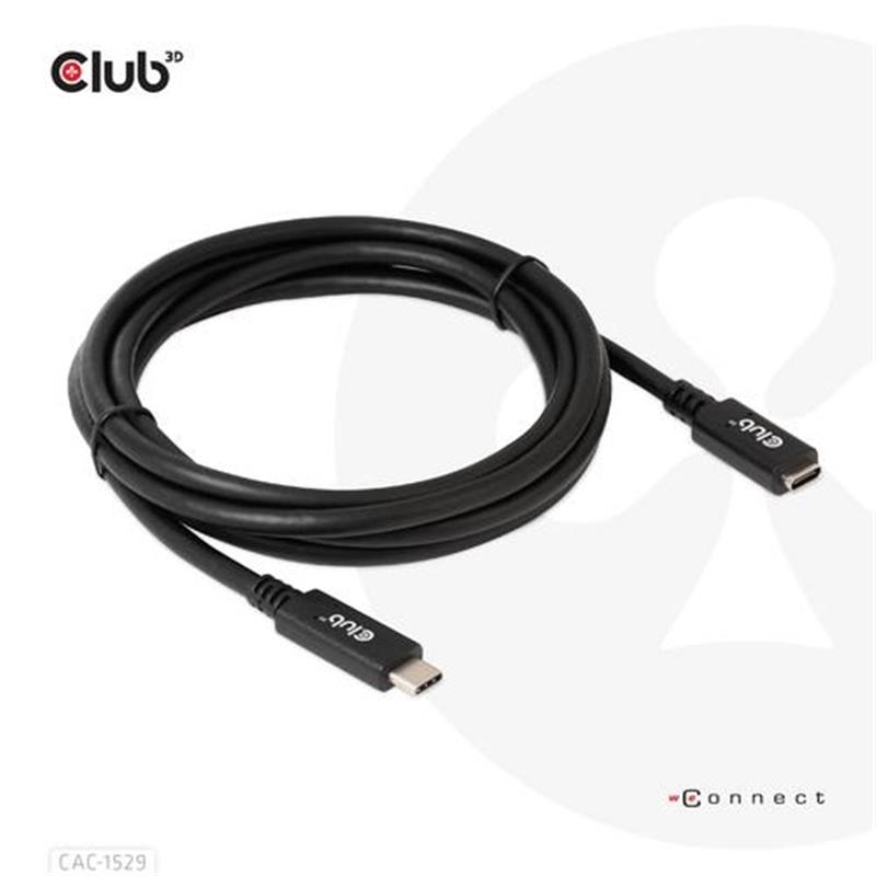 CLUB3D USB-kabel 2 m