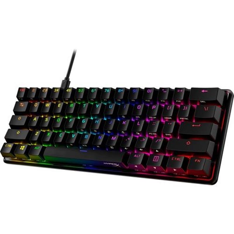 HyperX Alloy Origins 60 - mechanisch gamingtoetsenbord - HX Red (US-indeling)