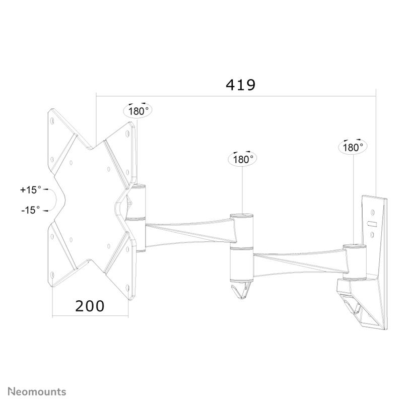 Neomounts by Newstar tv wandsteun