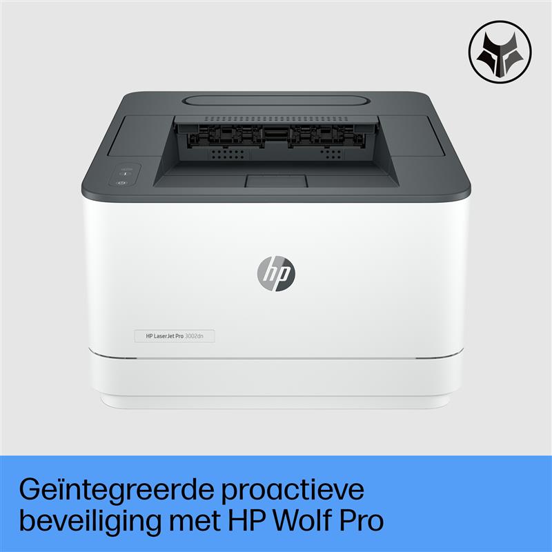 HP LaserJet Pro 3002dn printer, Zwart-wit, Printer voor Kleine en middelgrote ondernemingen, Print, Dubbelzijdig afdrukken