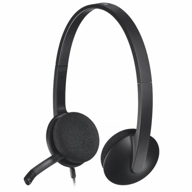 Logitech H340 hoofdtelefoon Hoofdband Stereofonisch Zwart