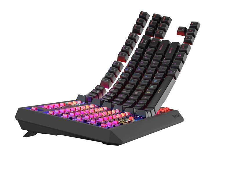 GENESIS Thor 230 TKL toetsenbord Gamen USB + RF Wireless + Bluetooth QWERTY Grijs