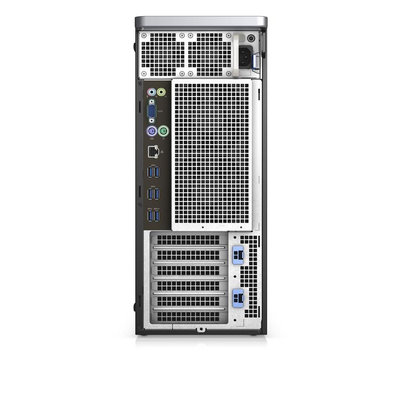 DELL Precision T5820 W-2223 Tower Intel® Xeon® 16 GB DDR4-SDRAM 512 GB SSD Windows 10 Pro for Workstations Workstation Zwart