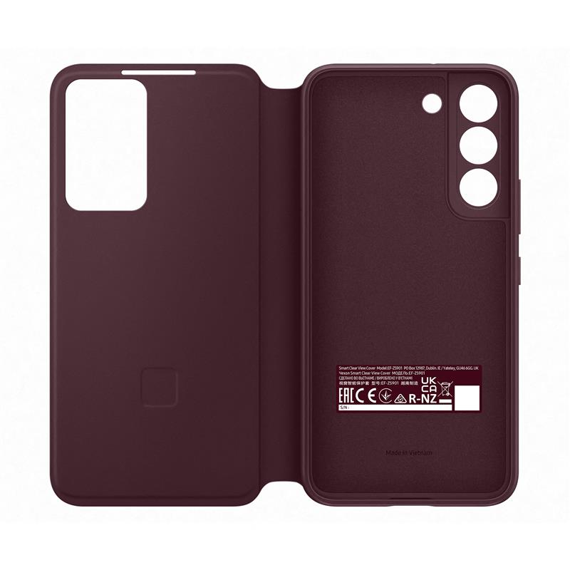 Samsung EF-ZS901C mobiele telefoon behuizingen 15,5 cm (6.1"") Flip case Bordeaux rood