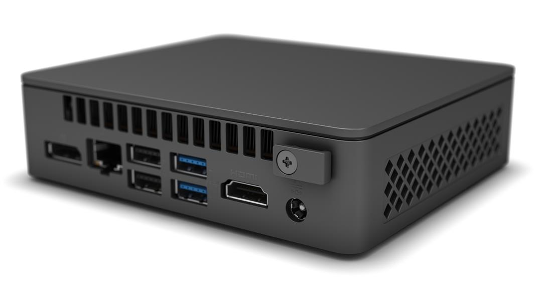 Intel NUC 11 Essential Mini PC - NUC11ATKC2 Intel® Celeron® N N4505 4 GB DDR4-SDRAM 64 GB eMMC Windows 11 Home UCFF Zwart