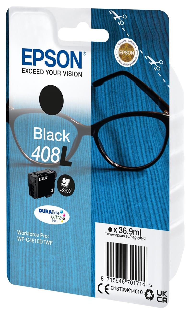 Epson Singlepack Black 408L DURABrite Ultra Ink
