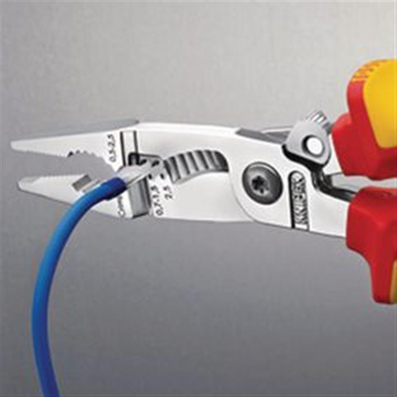 Elektricientang met kabelknipper VDE:0.7...1.5 mm² 200 mm