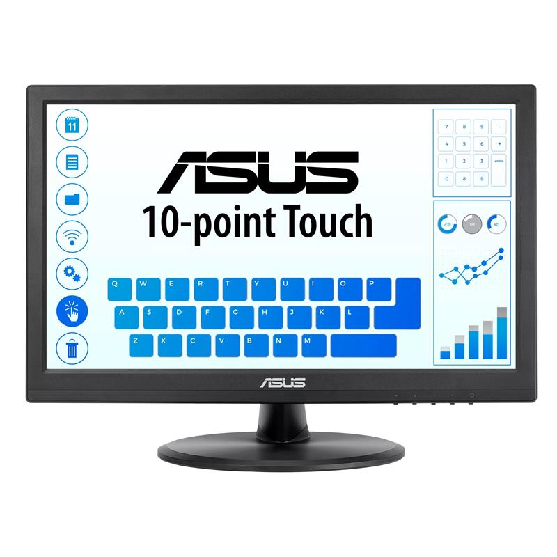 ASUS VT168HR 39,6 cm (15.6"") 1366 x 768 Pixels Multi-touch Zwart