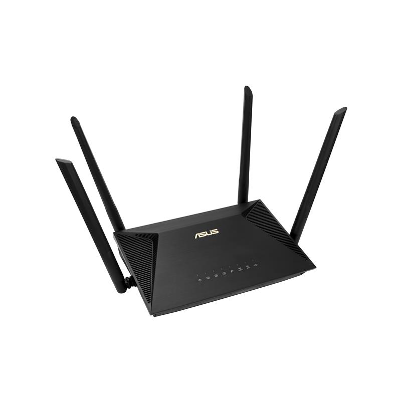ASUS RT-AX1800U draadloze router Gigabit Ethernet Dual-band (2.4 GHz / 5 GHz) Zwart
