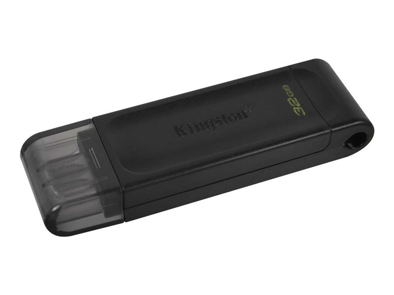 Kingston Technology DataTraveler 70 USB flash drive 32 GB USB Type-C 3 2 Gen 1 3 1 Gen 1 Zwart