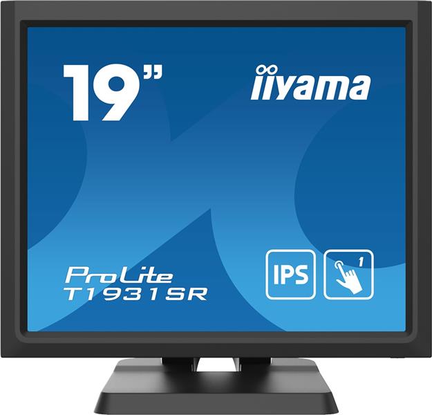 iiyama ProLite T1931SR-B6 touch screen-monitor 48,3 cm (19"") 1280 x 1024 Pixels Single-touch Multi-gebruiker Zwart