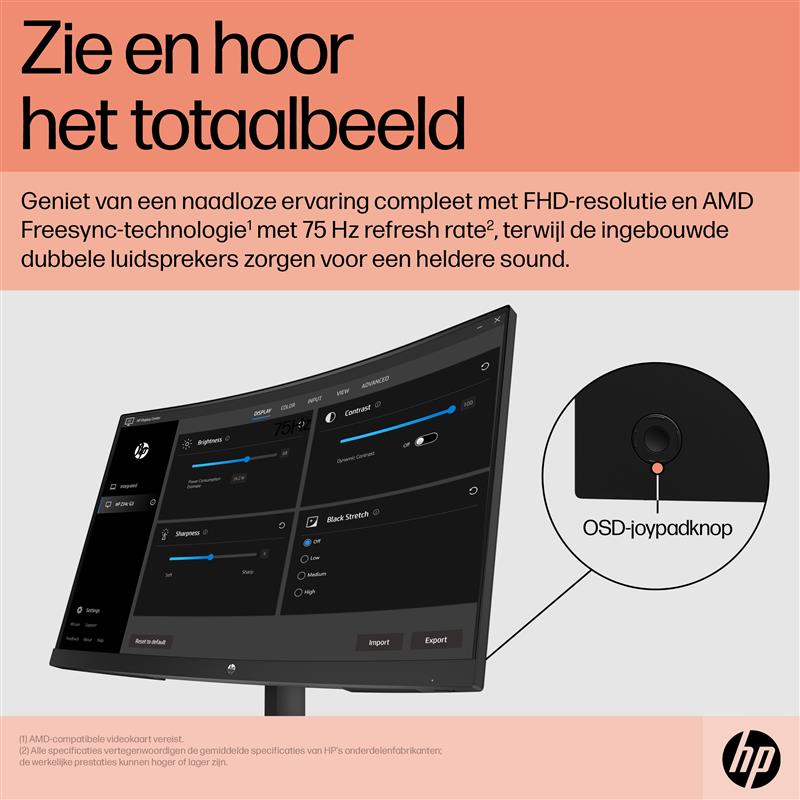 HP V27c G5 computer monitor 68,6 cm (27"") 1920 x 1080 Pixels Full HD LCD Zwart