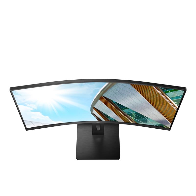 AOC CU34P2C computer monitor 86,4 cm (34"") 3440 x 1440 Pixels UltraWide Quad HD LED Zwart