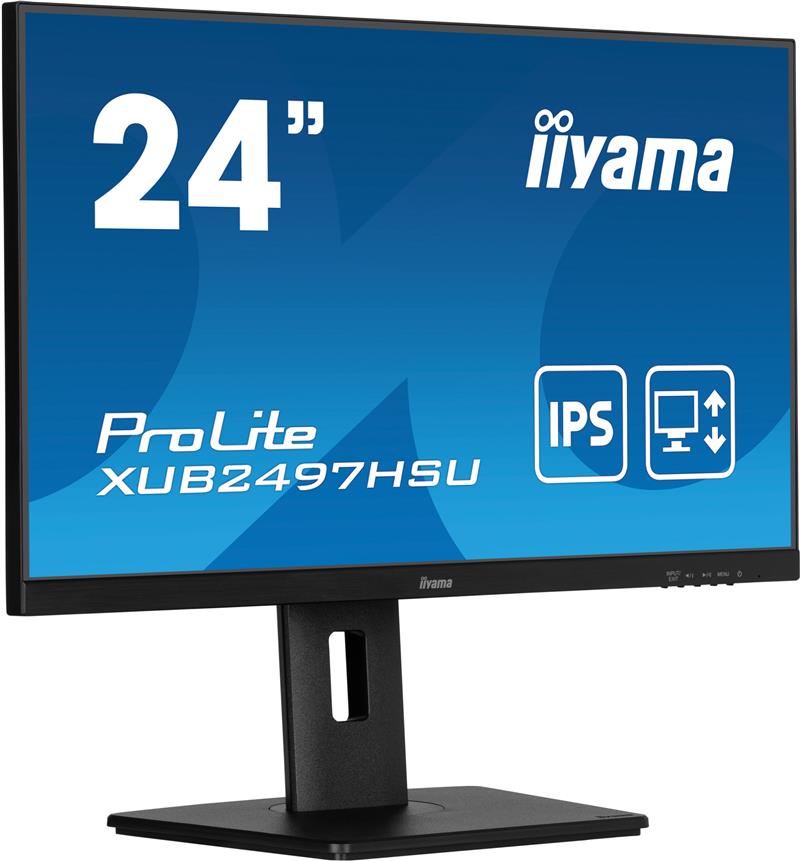 iiyama XUB2497HSU-B2 computer monitor 60,5 cm (23.8"") 1920 x 1080 Pixels Full HD LED Zwart