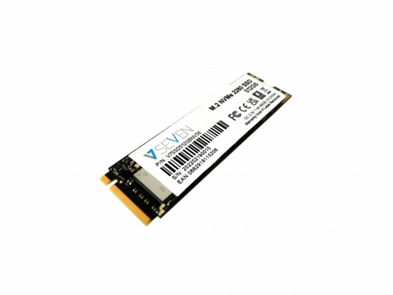 V7 V7SSD512GBNV3E internal solid state drive M.2 512 GB SATA III 3D TLC NVMe