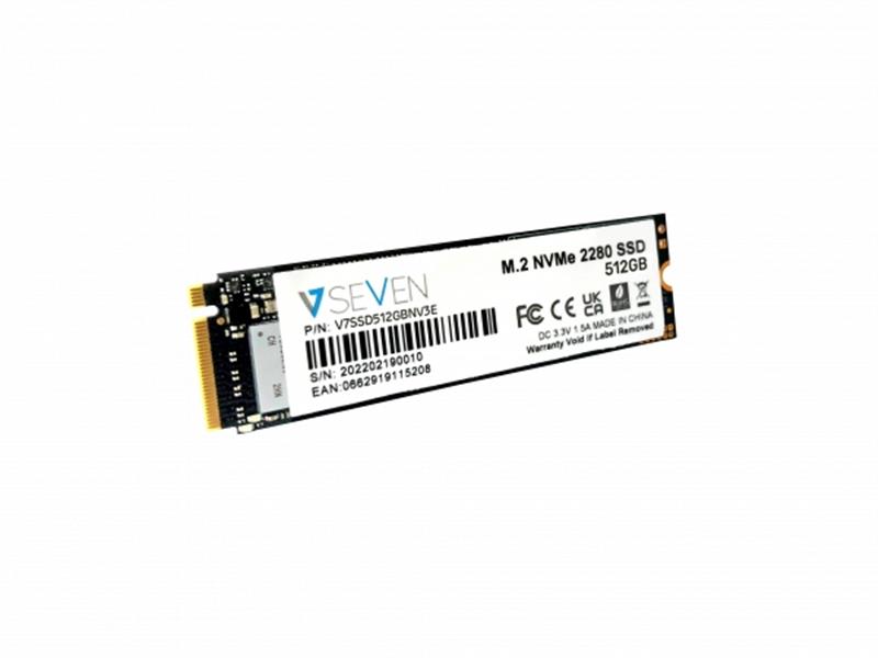 V7 V7SSD512GBNV3E internal solid state drive M.2 512 GB SATA III 3D TLC NVMe