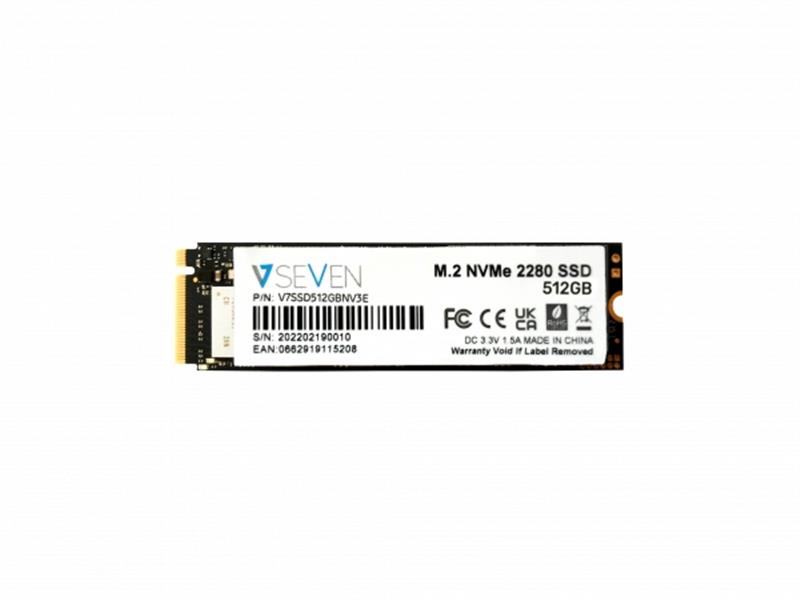 V7 V7SSD512GBNV3E internal solid state drive M.2 512 GB SATA III 3D TLC NVMe