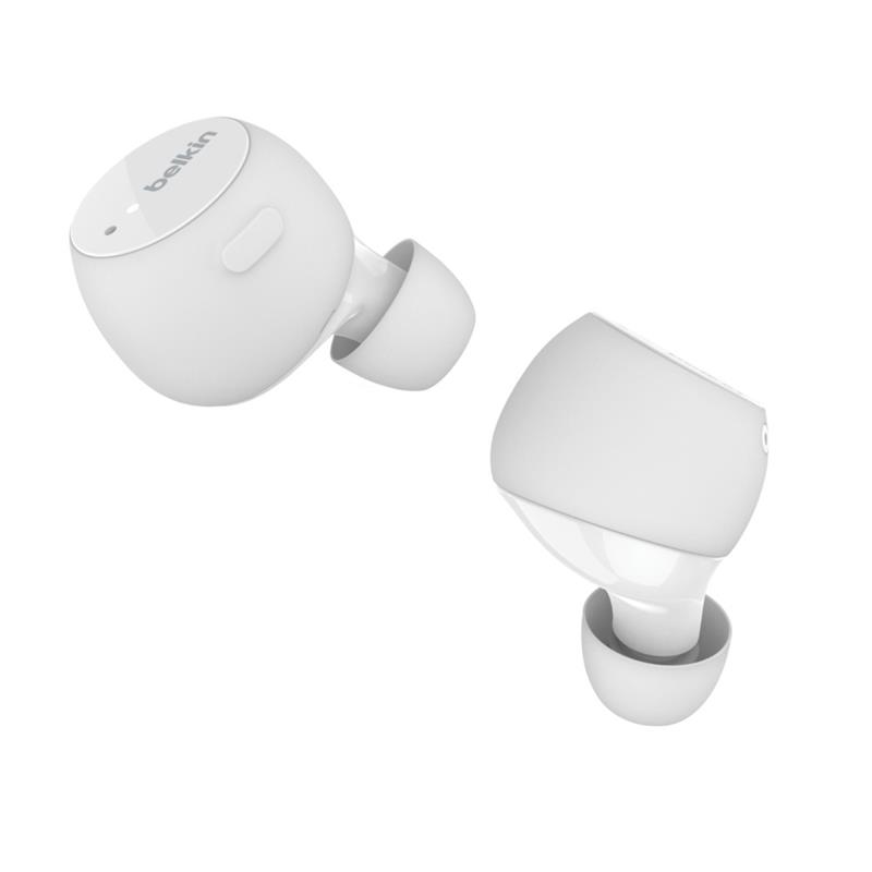 Belkin AUC003btWH Headset Draadloos In-ear Oproepen/muziek Bluetooth Wit