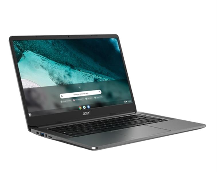 Acer Chromebook 314 C934T-C6F7 N5100 35,6 cm (14"") Touchscreen Full HD Intel® Celeron® 8 GB LPDDR4x-SDRAM 64 GB eMMC Wi-Fi 6 (802.11ax) ChromeOS Grij